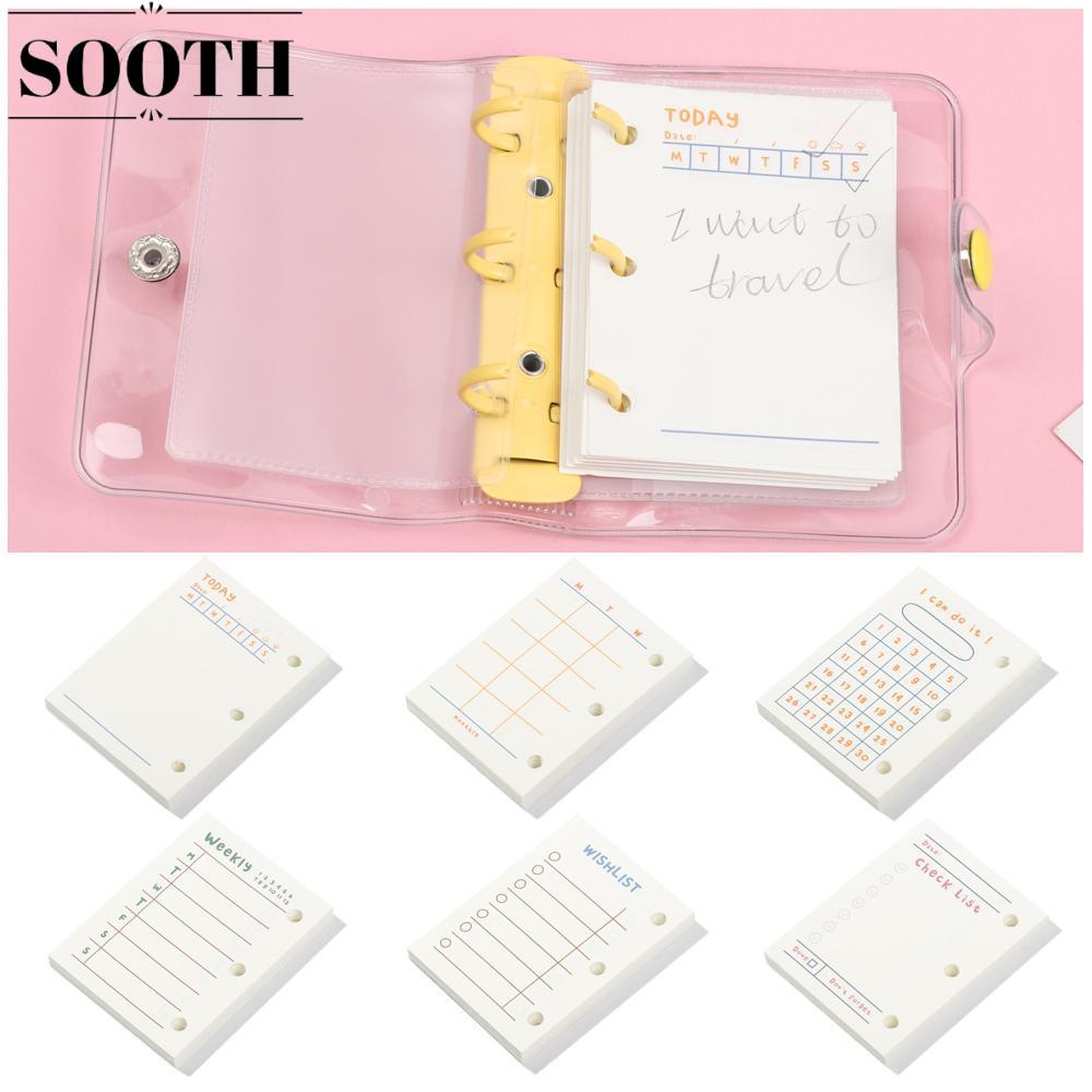 SOOTH 60/80 แผ่นหน้าด้านใน Mini Stationery Diary Book Notebook Inner ...