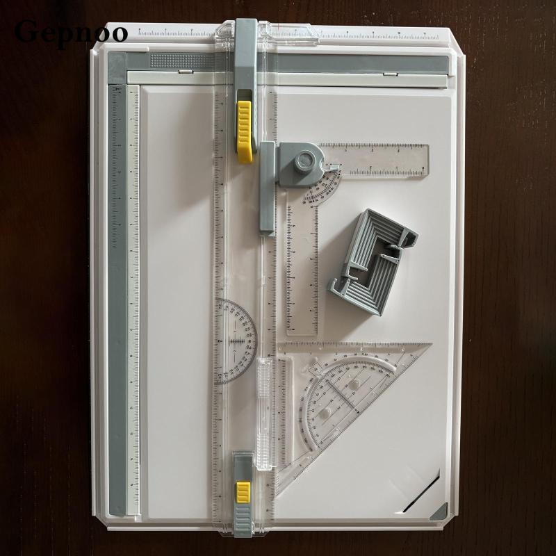 [Gepnoo] A3 Portable , Metric Drafting Table พร้อม Rule Parallel Motion ...