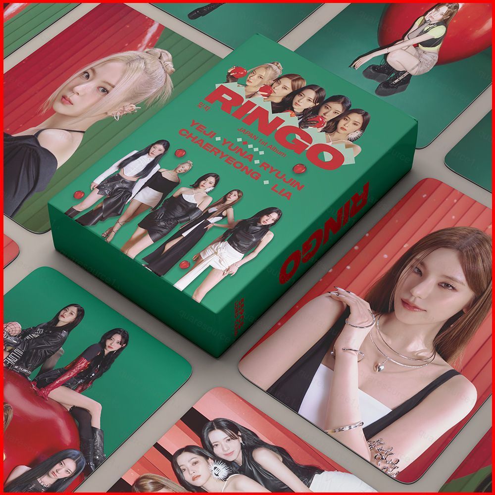 SQ1 55 ชิ้น/เซ็ต ITZY Yeji อัลบั้ม RINGO การ์ดรูปถ่าย LOMO การ์ด ...