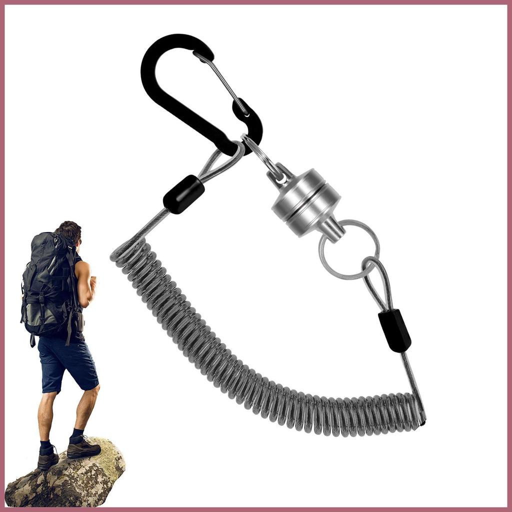 Magnetic Carabiner เชือกแม่เหล็กดูด Carabiner Hook สแตนเลสกลางแจ้ง ...