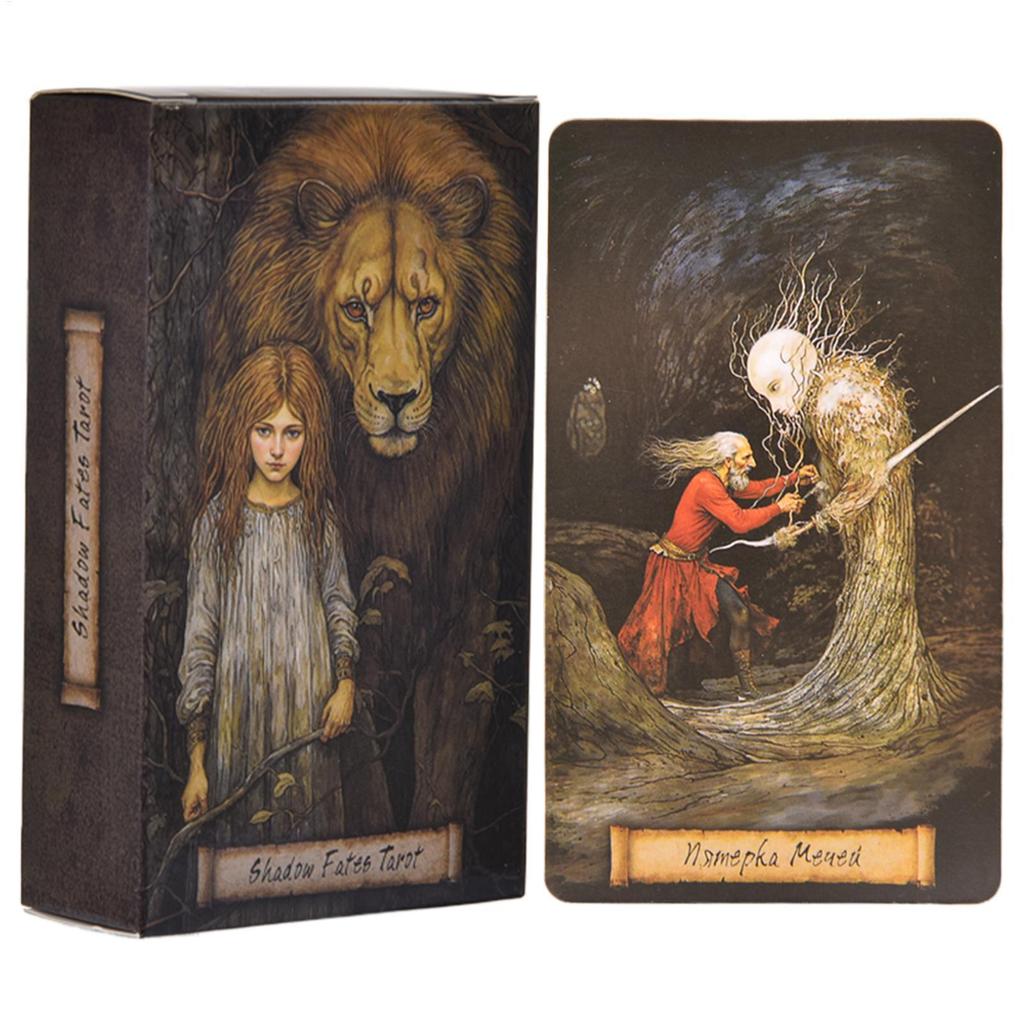 10.3*6 ซม.Shadow Fates Tarot Deck การ์ดมืด Steeped ใน Folklore Myth และ ...