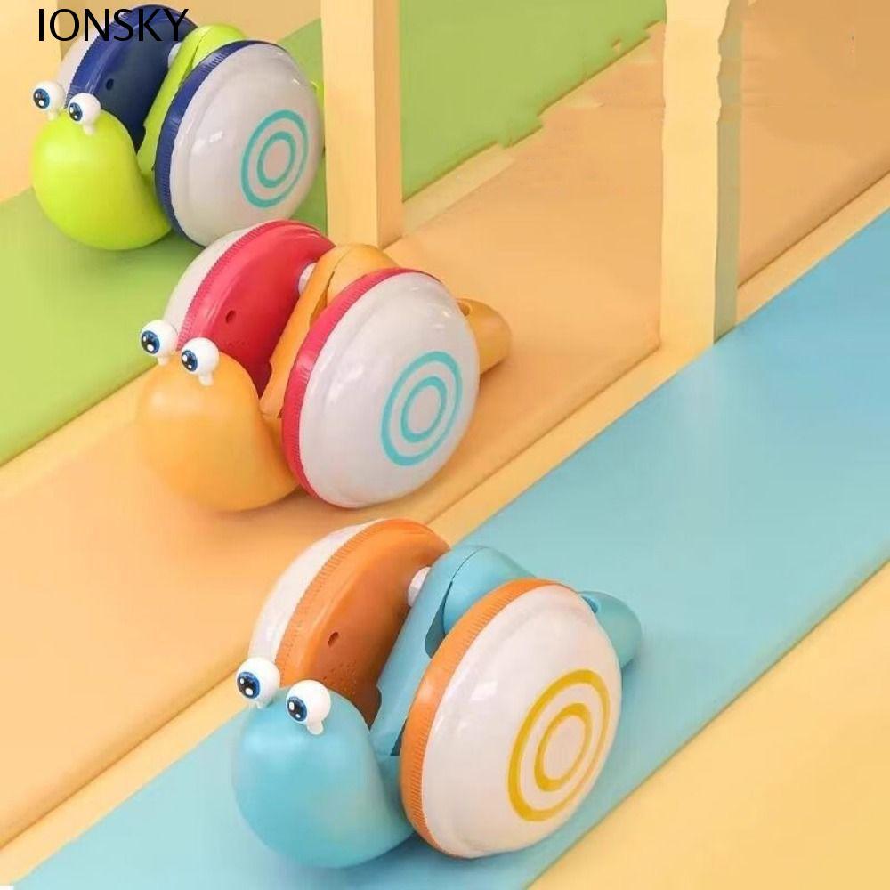 IONSKY Drag Rope Snail, การ์ตูนสัตว์เลี้ยง Baby Walker Pull String ...