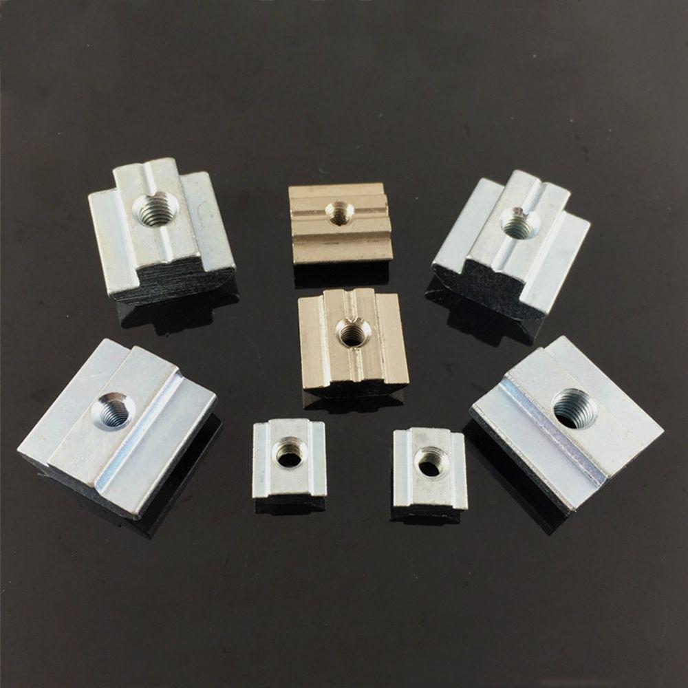 NAESV Nuts 20PCS อลูมิเนียมโปรไฟล์ T Block Square T Slot Nut | Shopee ...