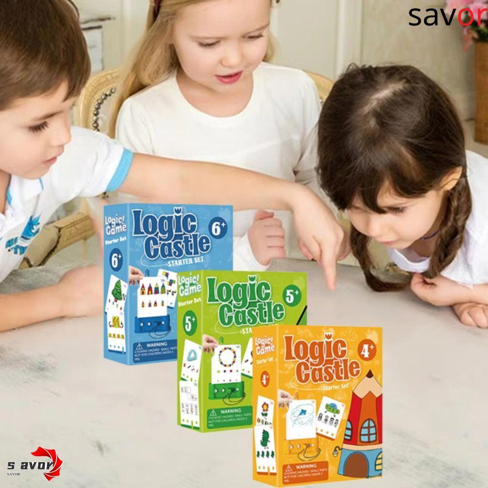 CHROM เด็ก Logic Key เกมปริศนา, Montessori เกมจับคู่ Logic Key Thinking ...