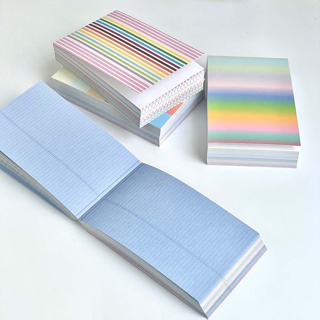 120 แผ่น M5 Note Brick Color Fresh Notepad คู่มือฉีกขาด Non-Sticky ...