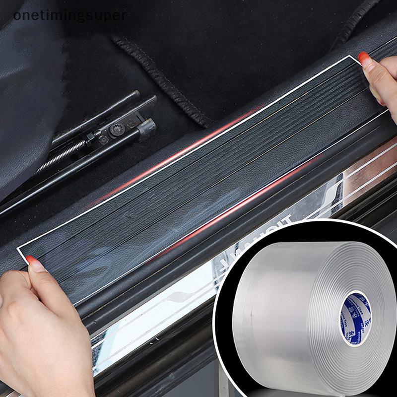 Onetimingsuper โปร่งใสรถสติกเกอร์ป้องกันรอยขีดข่วนเทป Auto Trunk Sill ...
