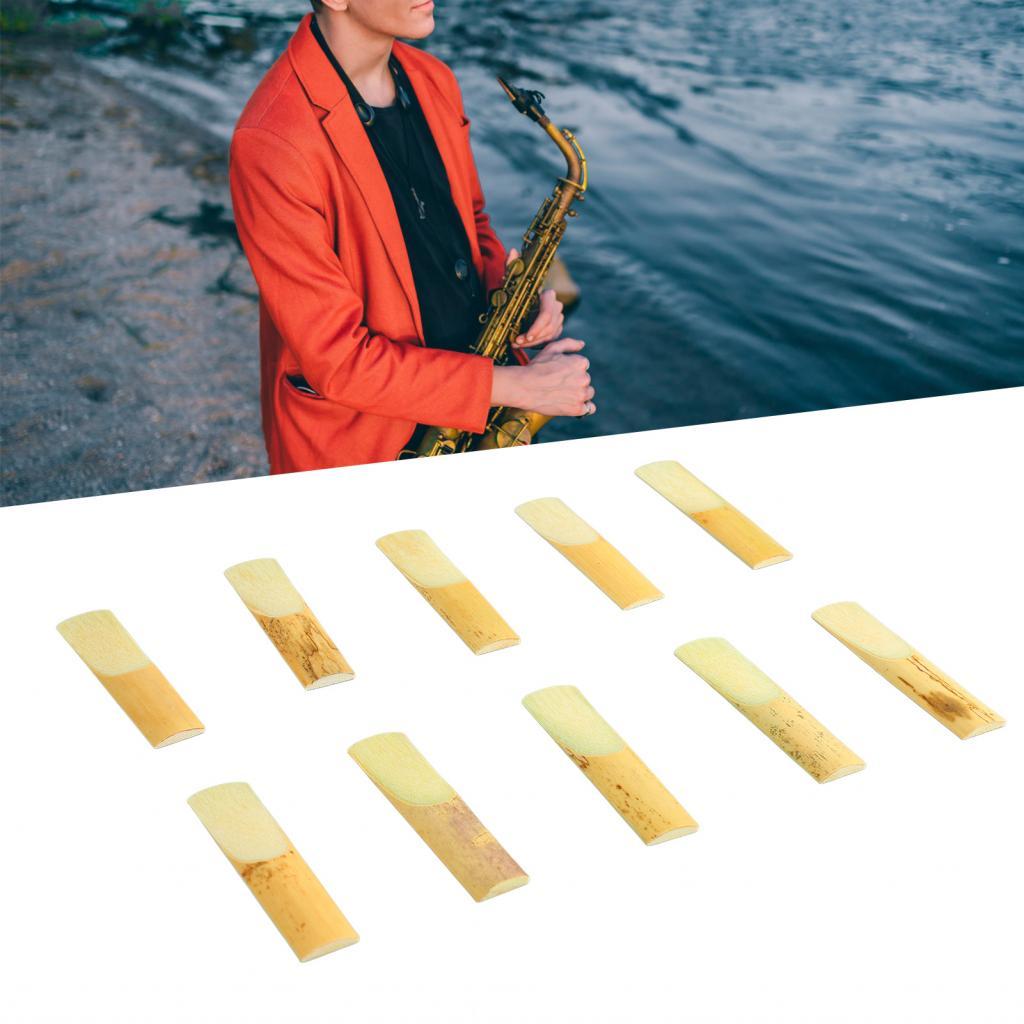 Sax Reeds Alto Saxophone Reed 10 ชิ้นติดตั้งง่ายสำหรับเล่น | Shopee ...