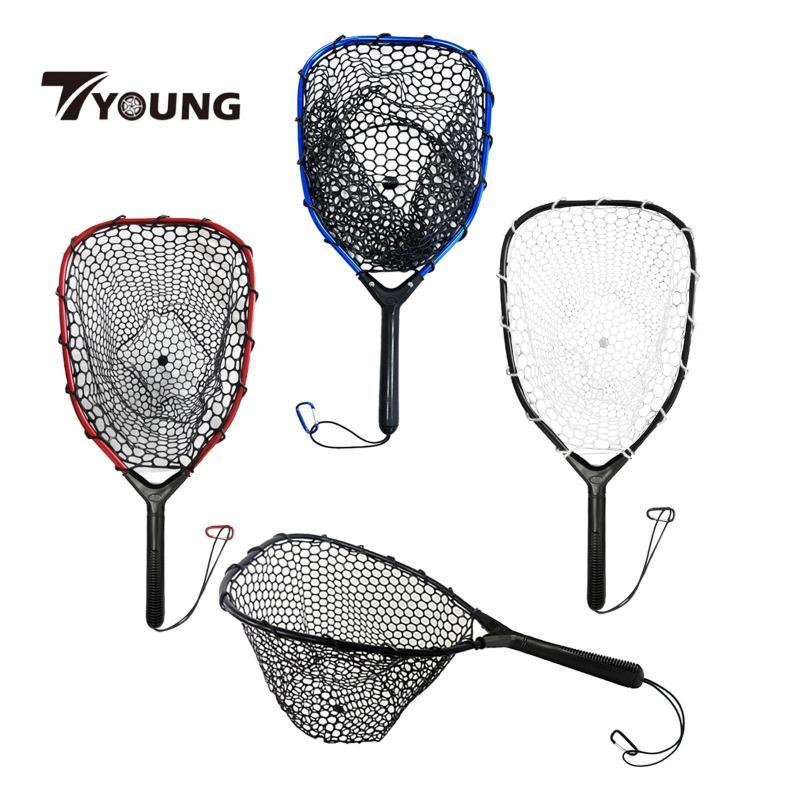 Fly Fishing Landing Net แบบซิลิโคน ใช้งานได้ทั้งในน้ำจืดและน้ำเค็ม ...