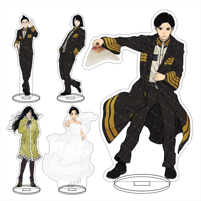 SY2 NIPPON SANGOKU แผ่นยืนผู้ถือแผ่นอะคริลิค Aoteru Misumi ยืนป้าย ...