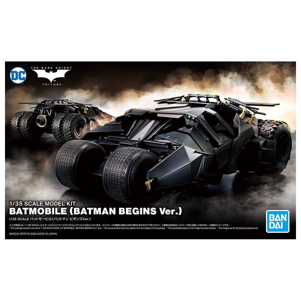 Bandai 1/35 SCALE MODEL KIT BATMOBILE (BATMAN BEGINS VER ...