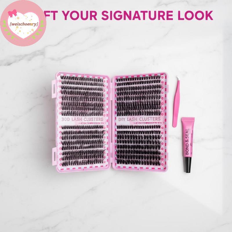 WW Lash Bond และ Seal Eyelash Clusters ยาวนาน Double-Ended Fixed ...