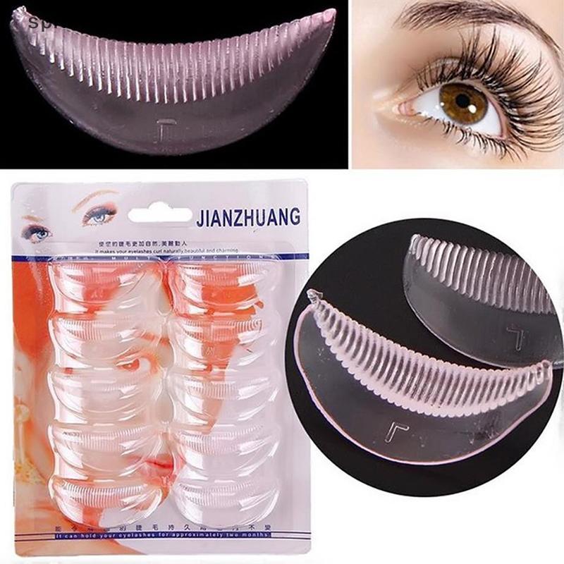Springevengrace 5 คู่ Lashes Lifting Perm Pad ซิลิโคน Curling Eyelash ...