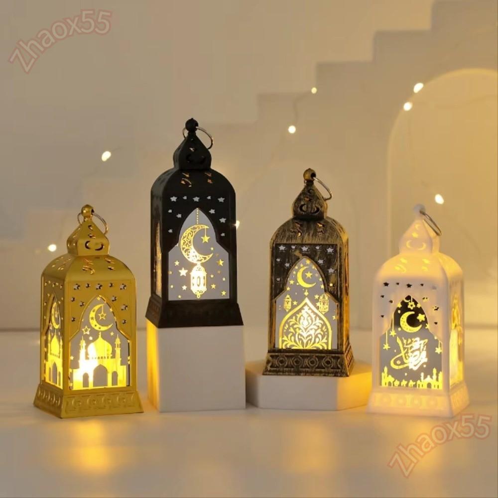 ZJAOX Eid โคมไฟ, Ramadan LED Star Moon Ramadan ตกแต่ง, Retro มุสลิม ...