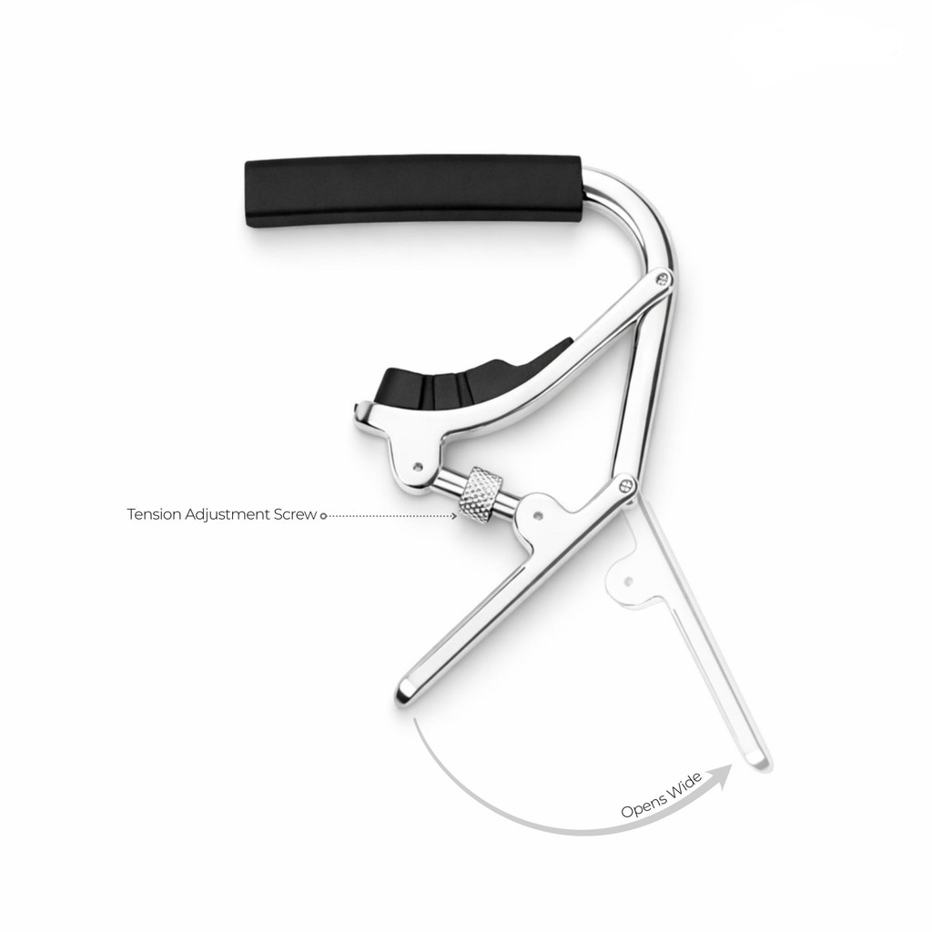 Century JX-10 Capo Lock Type คาโป้ คาโป้กีตาร์โปร่ง แบบหมุนหนีบ วัสดุ ...