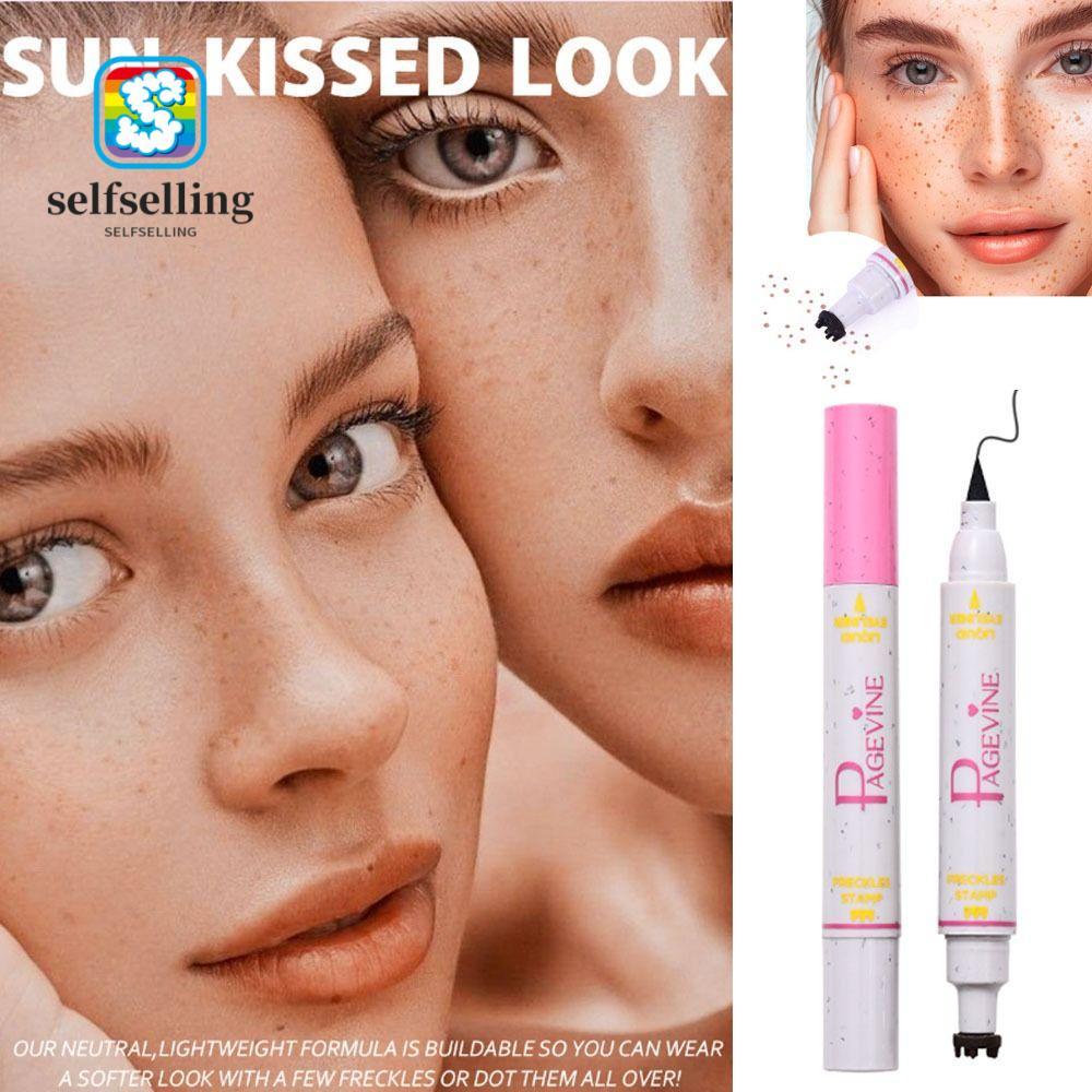 SELFS Freckle ดินสอ, Smudge-proof Fast-drying Faux Freckle แสตมป์ ...