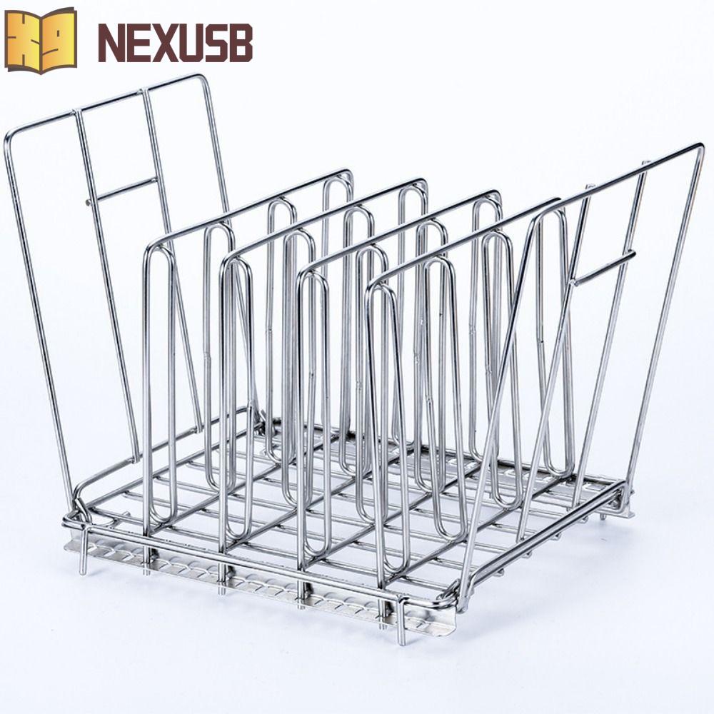 NEXUSBEAM Vide Rack Divider, แนวตั้ง Mount 5 ที่ถอดออกได้ Dividers Sous ...