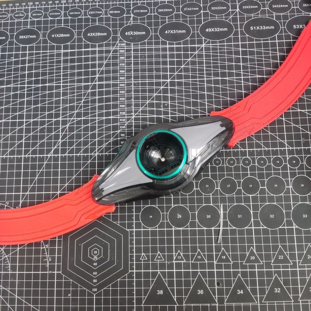 Kamen Rider Zeztz Zez ZZZ Drive Impact Form สีแดงฝังเข็มขัดดัดแปลงเหมาะ ...