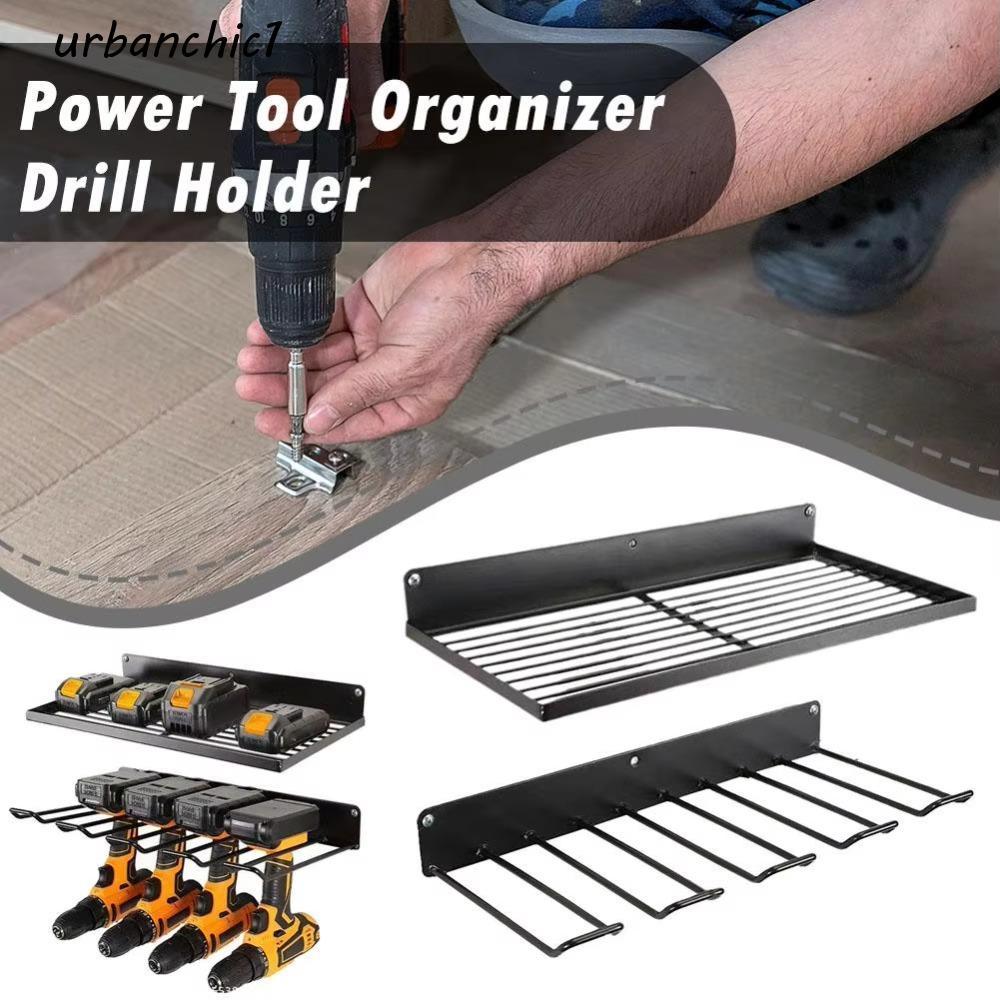 URBANCHIC Hand Power Tool Organizer Rack, Heavy Duty 40 ซม.ลอยตู้ ...