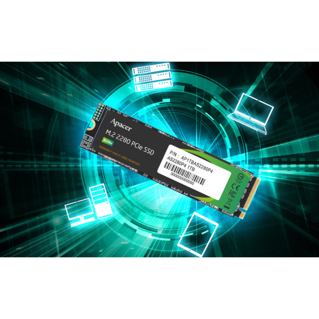 APACER SSD M.2 (เอสเอสดีภายใน) รุ่น AS2280P4U 512GB PCIe 3.0 NVMe ...