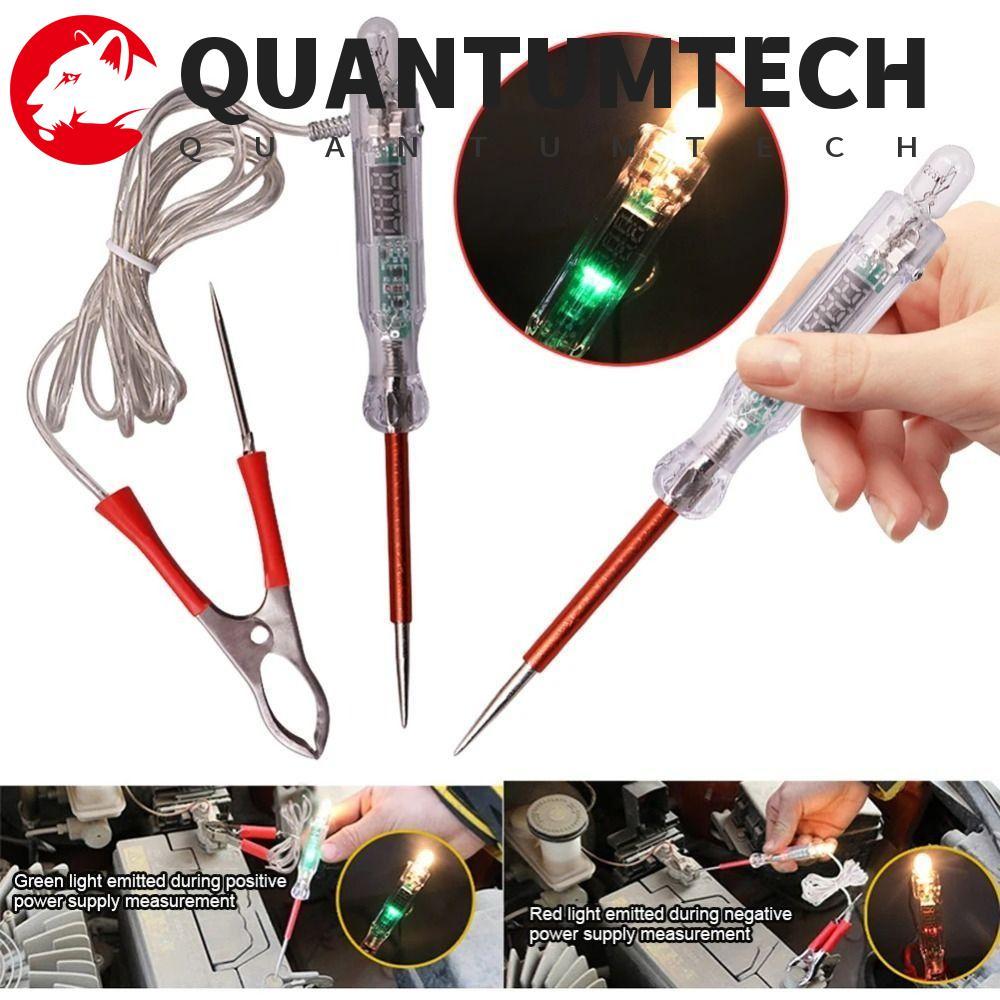 QUANTUMTECH ปากกาทดสอบแรงดันไฟฟ้า, 6 V/12 V/24 V Dual-สีรถวงจรเครื่อง ...