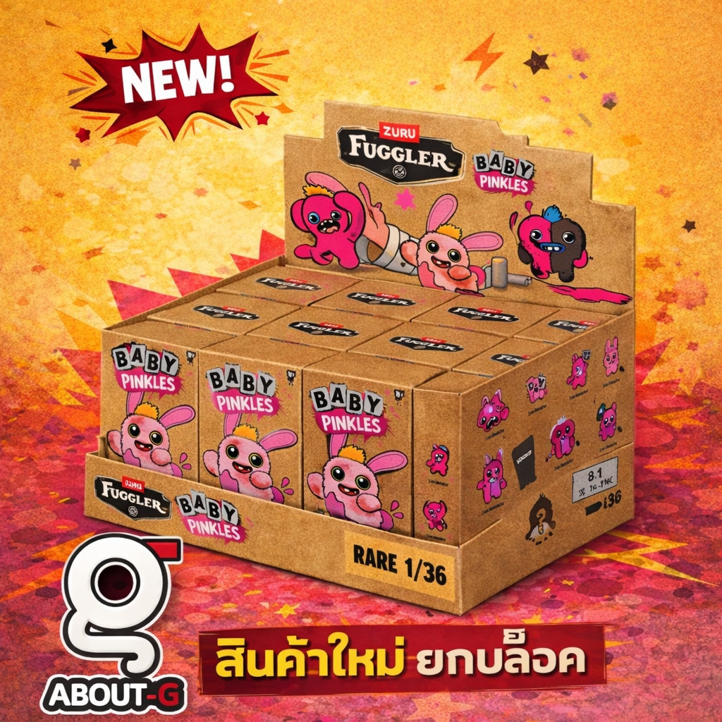พร้อมส่ง Fuggler Baby Pinkles ของแท้ By Fuggler Monster | Shopee Thailand