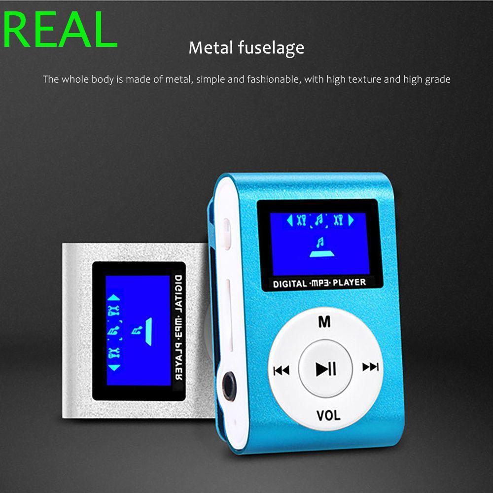 REAL MP3 เครื่องเล่นเพลงของขวัญที่ดีที่สุดแบตเตอรี่ลิเธียมรองรับ 32GB ...