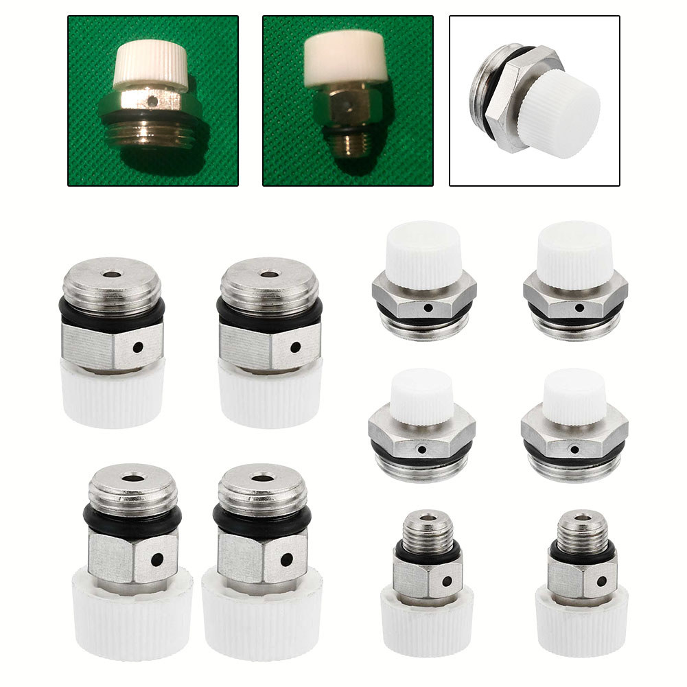 Radiator Air 2Pcs Air Vent BSP Brass Easy Installation Heating ...