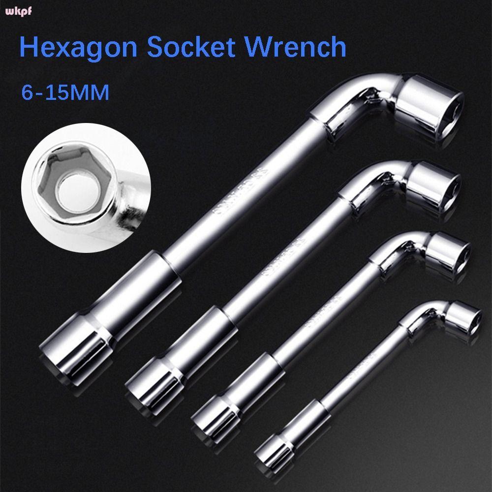 WKPFR893 ประแจกระบอกรูปตัว L, Chrome-vandium Steel L-Shaped Design Hex ...