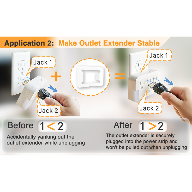 10-Pa Wall Outlet Plug Stabilizers For Loose Soets - ติดตั้งง่าย ...