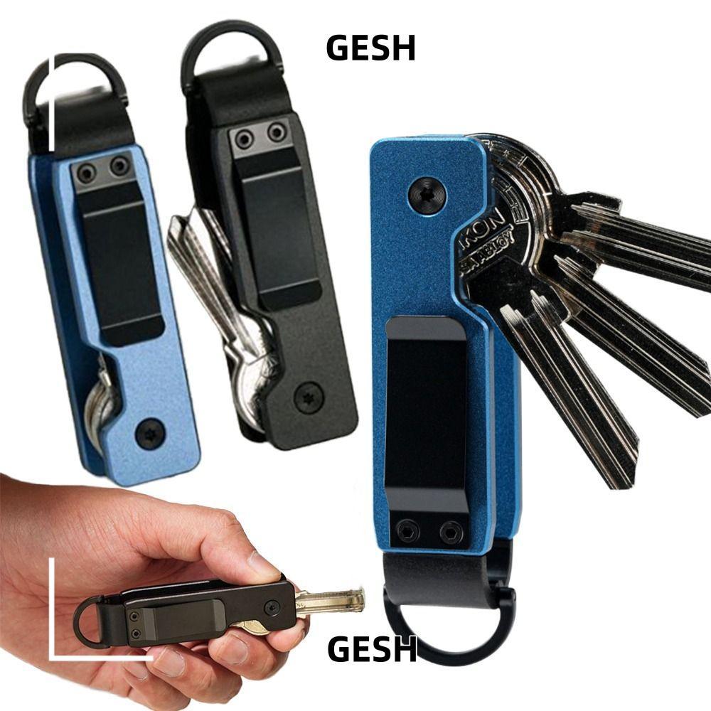 GESH Key Organizer,โลหะถือ 2-5 คีย์Key Holder,สมาร์ทMinimalist Compact ...