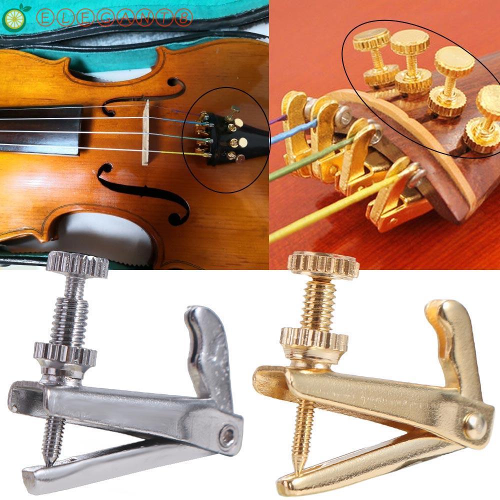 AELEGANT 4/4 ไวโอลินจูนเนอร์ Fine, Golden Tuning สกรูไวโอลิน String ...