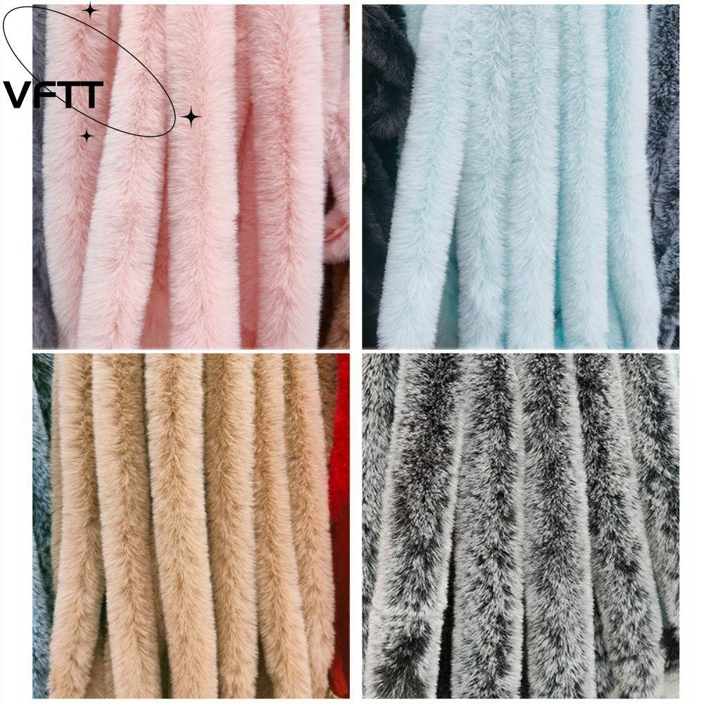 VFTT โฟลัฟฟี่ทริม ขนสัตว์เทียม 1 เมตร สำหรับงานฝีมือและตกแต่งเสื้อผ้า ...