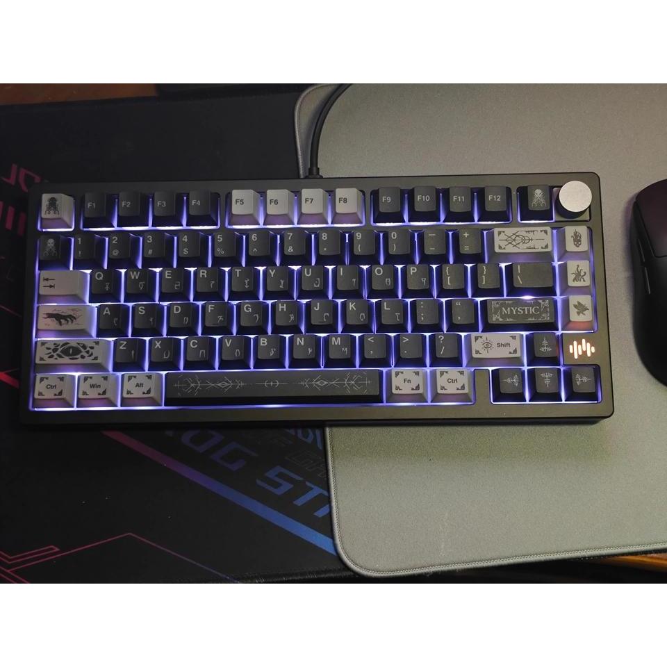 Mysticism Keycaps 140 คีย์โปรไฟล์เชอร์รี่ PBT Wooting Aula F75 ...