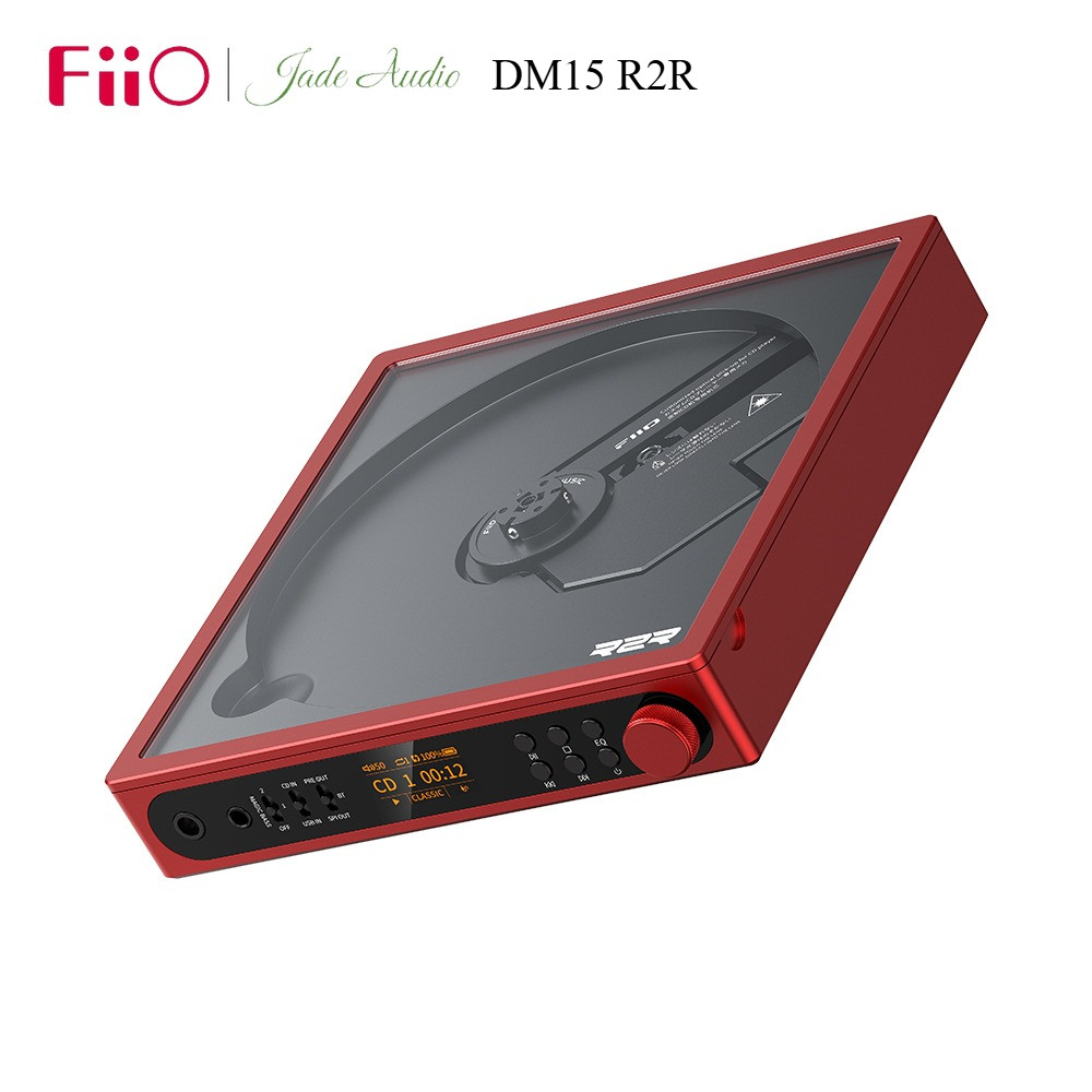 FiiO DM15 R2R Hi-Res แบบพกพาสเตอริโอ CD Player USB DAC 24Bit R2R 384kHz ...