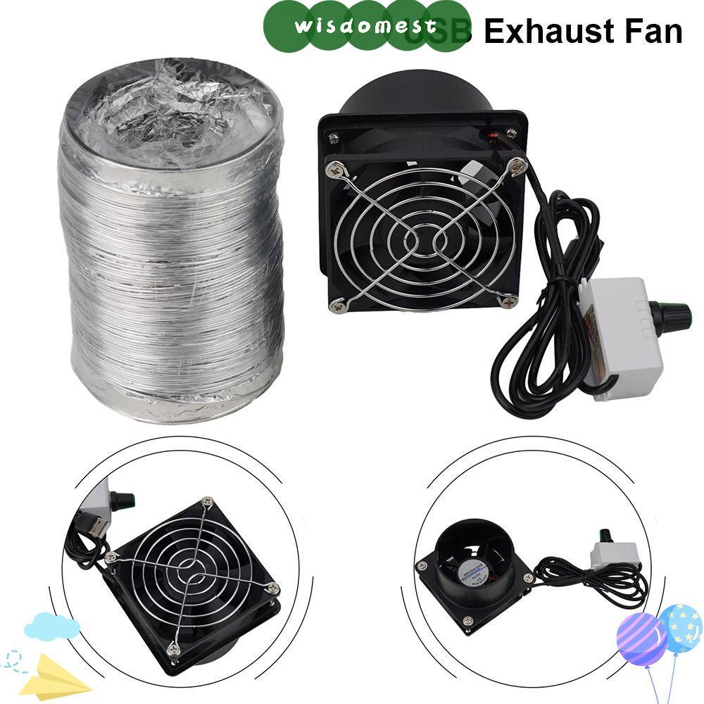 WISDOMEST 1 ชิ้น USB พัดลมดูดอากาศ, ท่อ Mini Fume Absorber, ทนทานปรับ ...