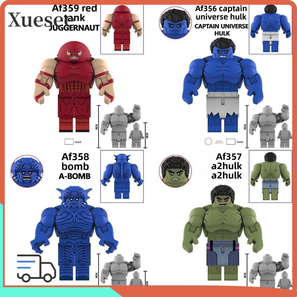 XUESEE Hulk Building Blocks, ของเล่นโมเดลซีรีส์คลาสสิก Ultimate Hulk ...