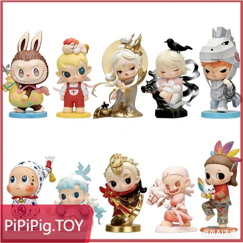 [Different Color] POPMART POPMART Gold Pentium Series Figure-Made ...