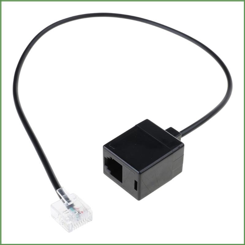 RJ45 to RJ11 Converter Cable for Landline Connection RJ45 8P8C to RJ11 ...