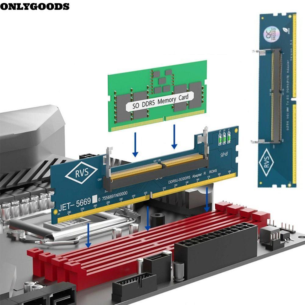 ONLYGOODS SO-DIMM อะแดปเตอร์, 240pin 288pin 4 ชั้น PCB Design DDR3 DDR4 ...