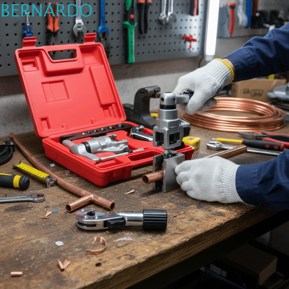 BERNARDO Eccentric Tube Expander, Single Clamp Plate Heavy Duty Copper ...