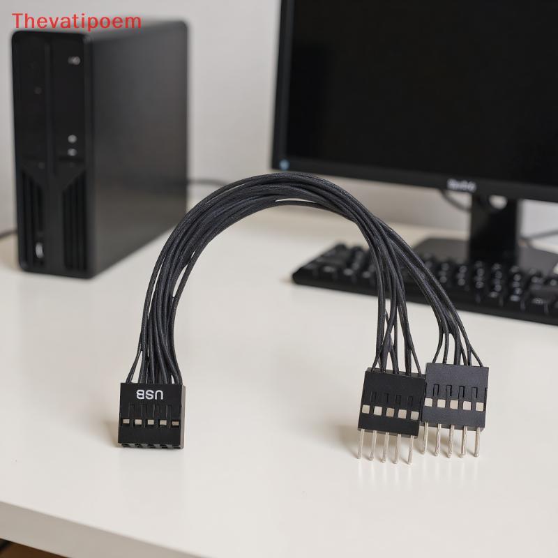 [Thevatipoem] 1 ชิ้นรีเซ็ตเดสก์ท็อปเปิด/ปิด Dual Control Cable PC เมน ...