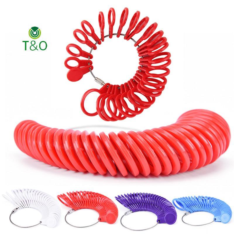 T&O Sizer สำหรับแหวน วัดขนาดได้ทุกรุ่น ทำจากพลาสติกคุณภาพดี | Shopee ...