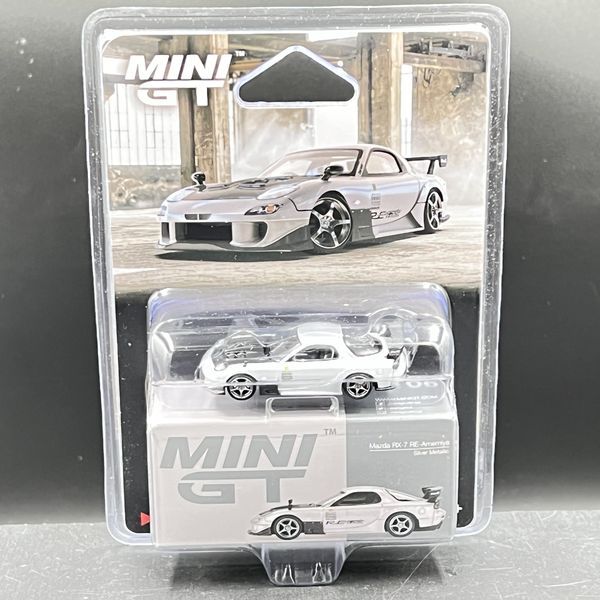 MINIGT Mazda RX-7 RE-Amemiya Silver Metallic แพคแขวน | Shopee Thailand