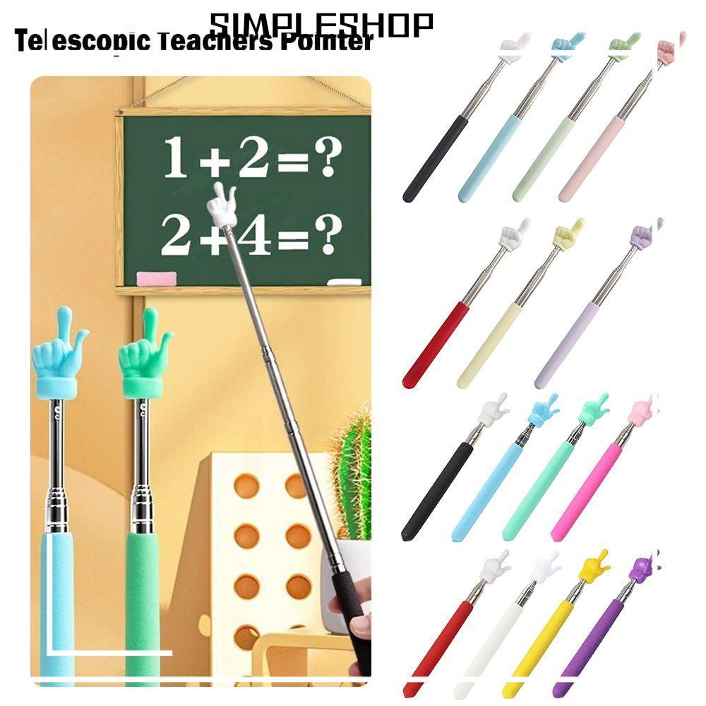 SIMPLESHOP Teaching Stick School Office Supplies Telescopic Rod Finger ...