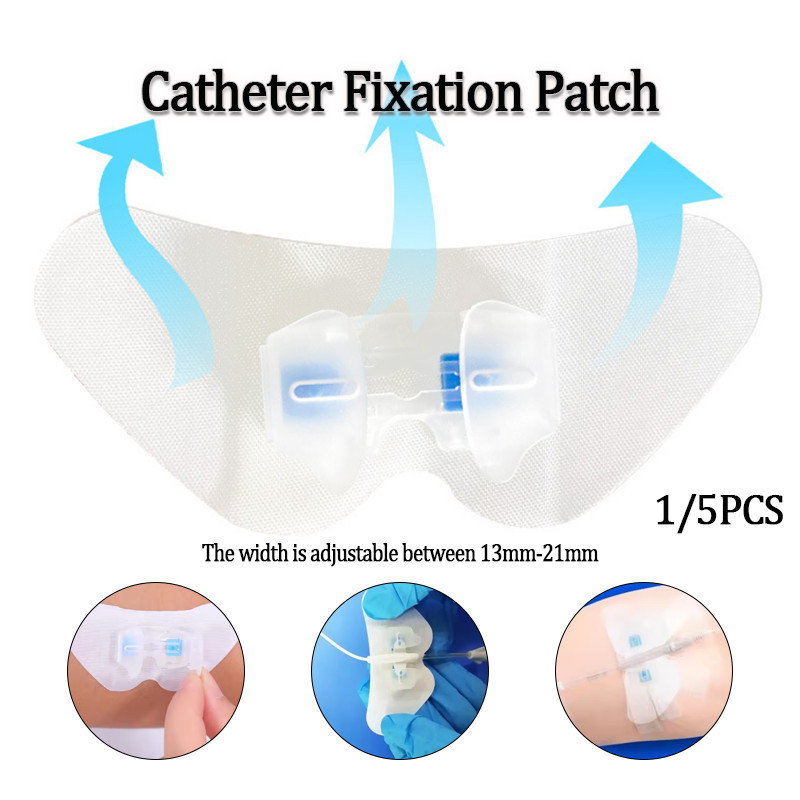 1/5PCS Medical Body Catheter Fixation Patch ทิ้ง PPICC CVC Biliary ท่อ ...