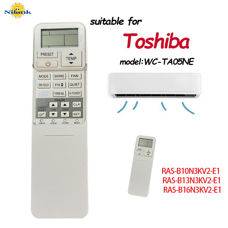 Airconditioning Afstandsbediening for Toshiba Airconditioner Hoogwaardige Afstandsbediening Ras-b10n3kv2-e1