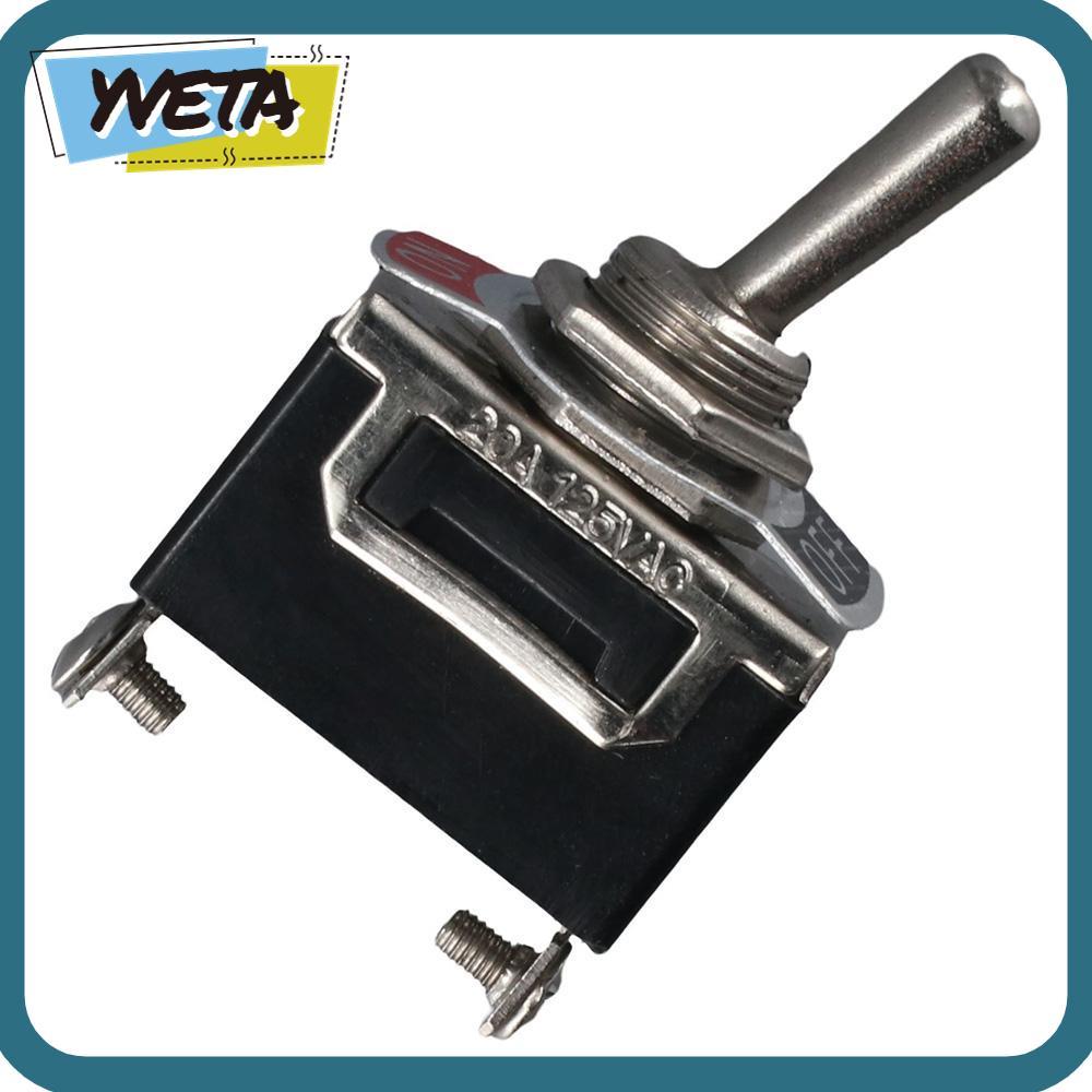 YVETA Rocker Toggle Switch, Spst 20a 125v Toggle Switch, Heavy Duty ...