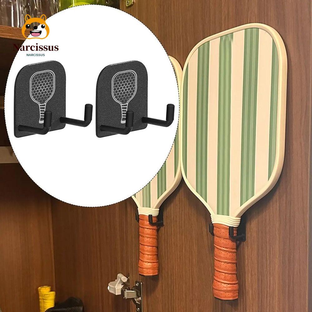 HOLDERS 2 ชิ้น สำหรับ Pickleball Racket, อลูมิเนียมยึดผนัง Pickleball ...