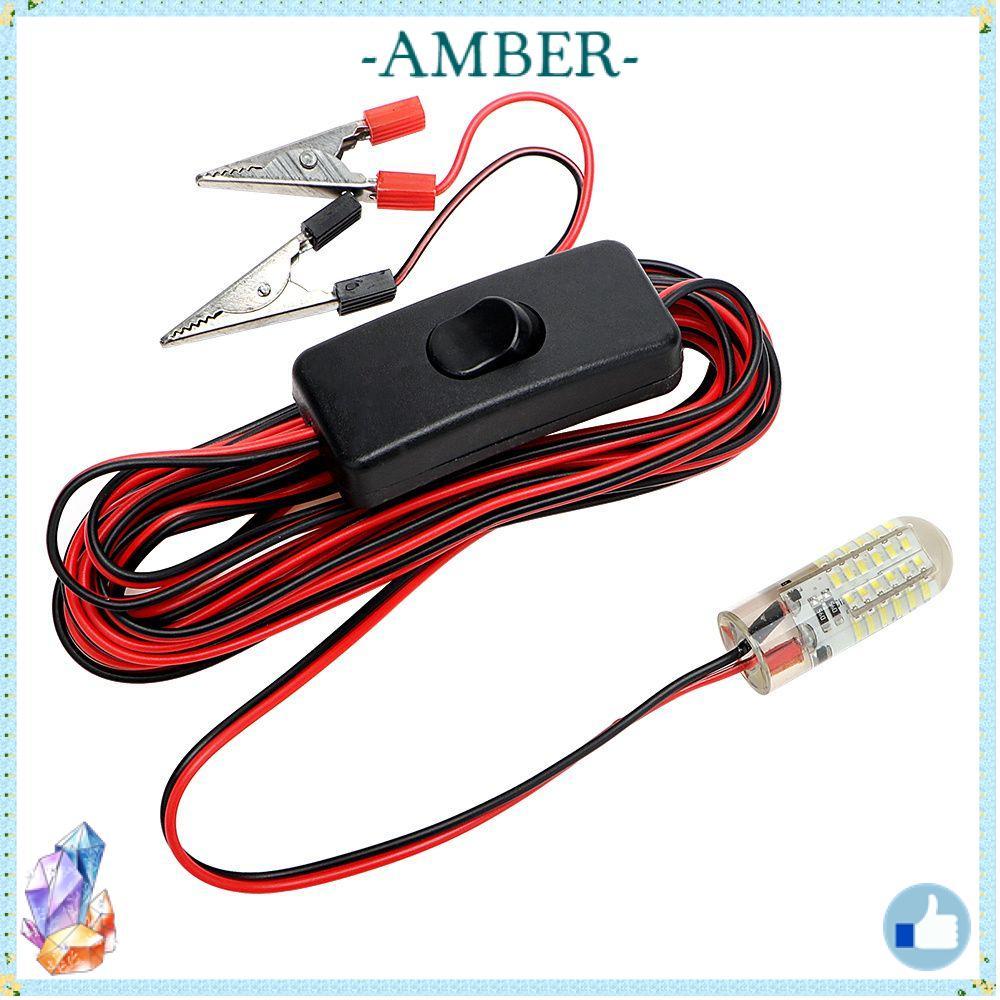 AMBER Fish Finder แสงกันน้ํา 12V สี Warm White และขาว สำหรับดึงดูดปลา ...