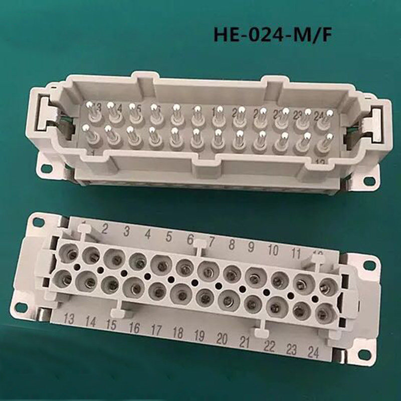 Heavy Load Connector 24-Core HDC-HE-024-M อุตสาหกรรมการบินปลั๊กชายหญิง ...